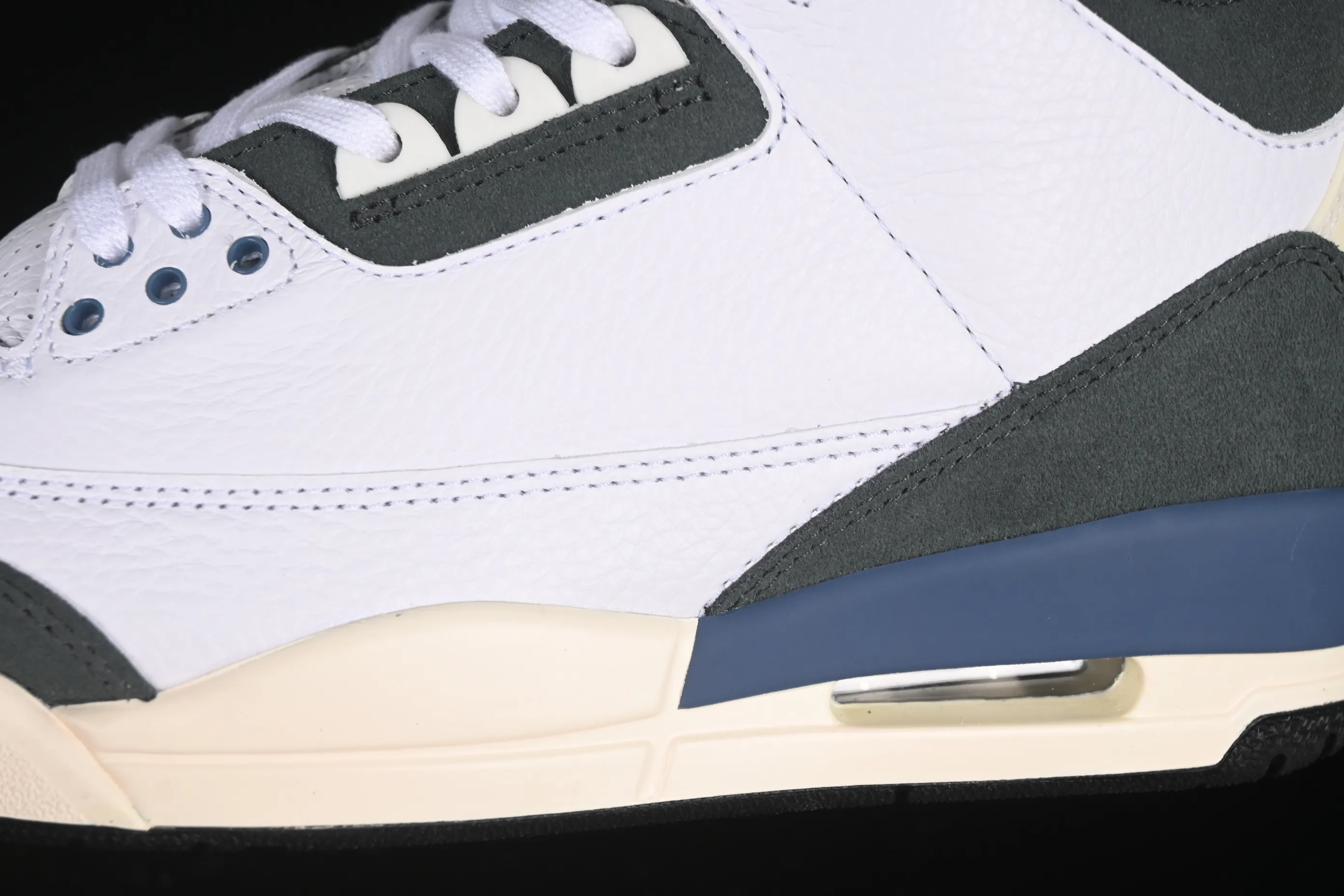 All categories Air Jordan Jordan series basketball shoes Air Jordan 3 OG version Air Jordan 3 Retro OG SP "Diffused Blue" AJ3 Joe 3 white and blue cement HV8571-100